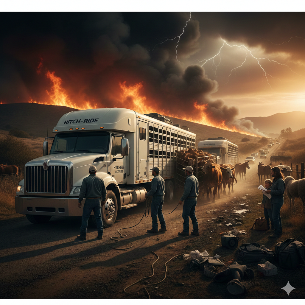 Emergency Livestock Transport During Natural Disasters